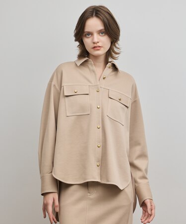 ジャージビッグシャツ