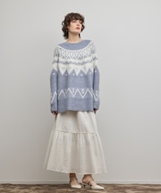 フェアアイルニットトップ