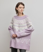 フェアアイルニットトップ