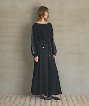 ワイドフレアパンツ