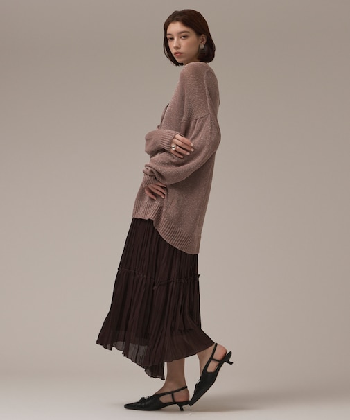 ワッシャープリーツスカート