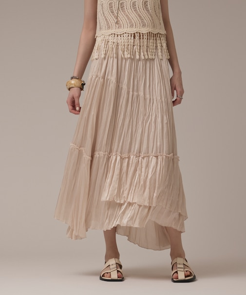 ワッシャープリーツスカート