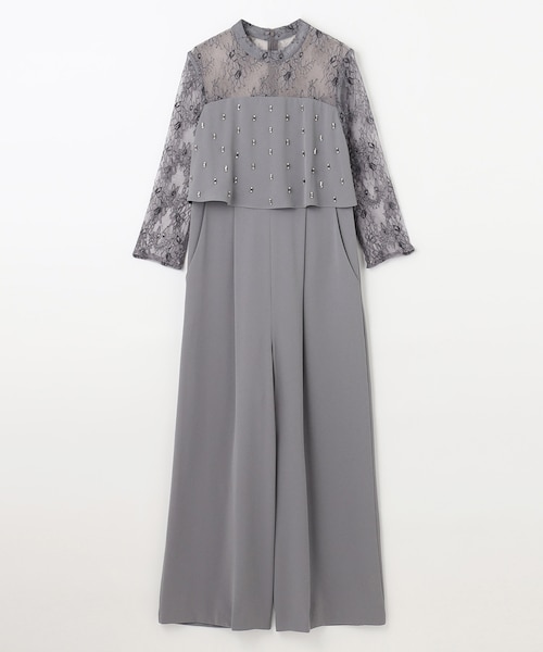 刺繍ワイドサロペット｜グレースコンチネンタルの通販｜&mall（アンド