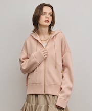 フォルムニットパーカー