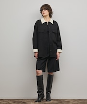 レザーカットシャツ