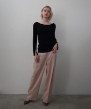 綿カシミヤインナートップ