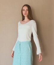 綿カシミヤインナートップ