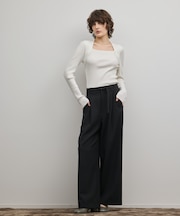 ダブルクロスワイドパンツ