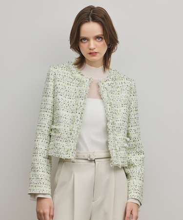 ミックスツイードジャケット