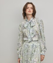 フルーツフラワープリントトップ