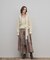 パッチワークプリントスカート