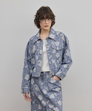 ボタニカルジャガードジャケット