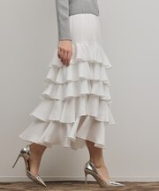 ティアードフリルスカート