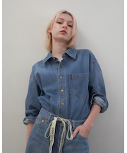 10ozムラ糸デニムシャツ