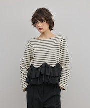 タフタフリルカットトップ