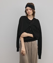 レイヤードニットトップ