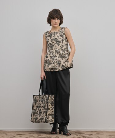 アニマルジャガードペプラムベスト