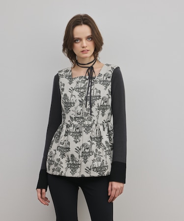 アニマルジャガードペプラムベスト