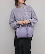 メッシュオーバーニットトップ