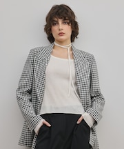 ギンガムダブルジャケット