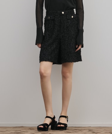 カットジャガードハーフパンツ