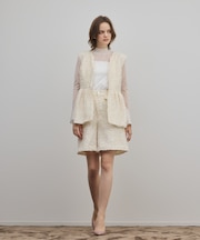 カットジャガードハーフパンツ