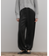 マットサテンバレルパンツ