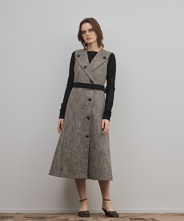 ツイーディジャンパースカート