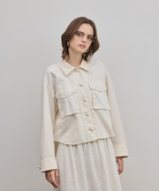 パール釦ピグメントシャツ