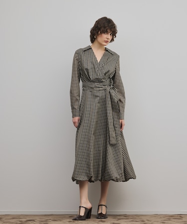 カシュクールバルーンワンピース