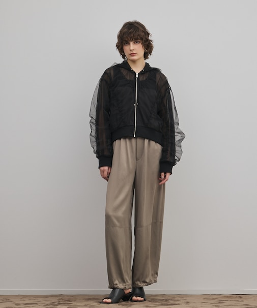 チュールパーカー