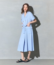 リネンタッチミリタリードレス