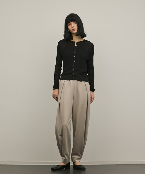 ハイゲージラメニットカーディガン