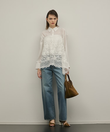 フラワーレースキャミソール