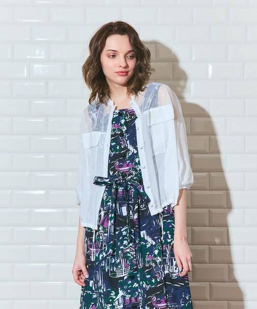 メッシュコンビシアーブルゾン