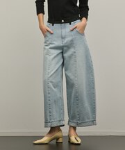 クロップトバレルパンツ