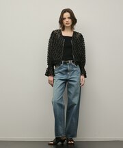 モチーフチュールブラウス