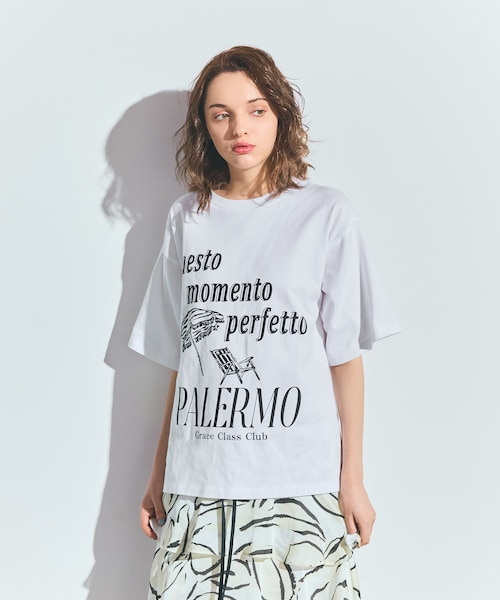 【グレースコンチネンタル】ロゴコラボTシャツ ロゴコラボTシャツ / GRACE CONTINENTAL | GRACE CONTINENTAL グレース