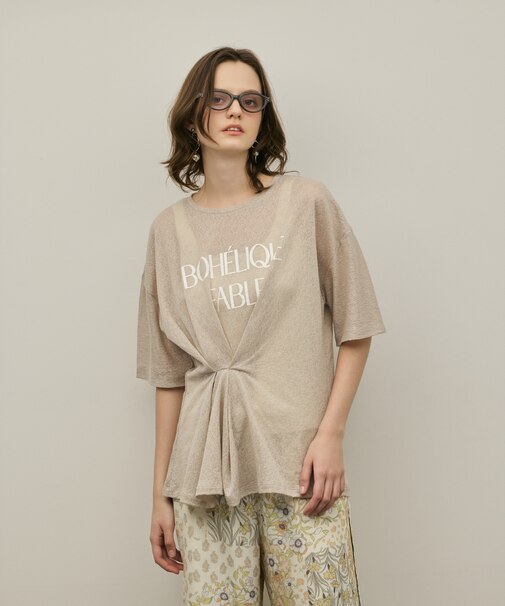 タックロゴTシャツ