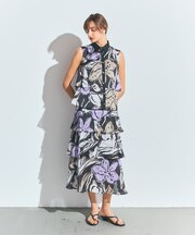 プリントレイヤードノースリーブ