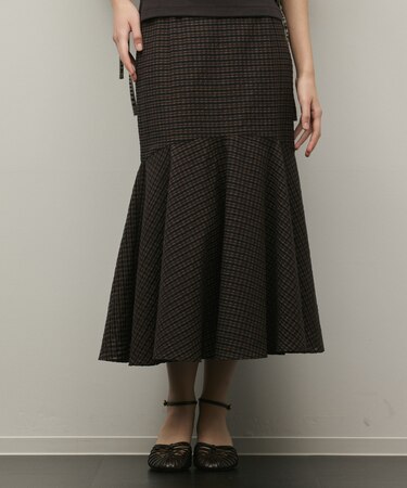 【スタイリスト木津明子さんインスタライブ紹介】チェックマーメイドスカート