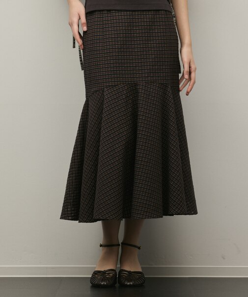 【スタイリスト木津明子さんインスタライブ紹介】チェックマーメイドスカート