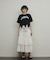 レースヘムロゴTシャツ