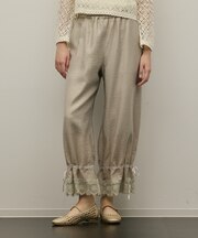 ドロストクロップドパンツ