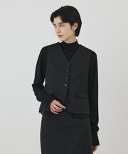 レースレイヤードジレ