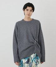 イレヘムブローチニットトップ