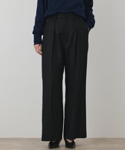ウールタックワイドパンツ