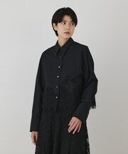 レースヘムシャツ