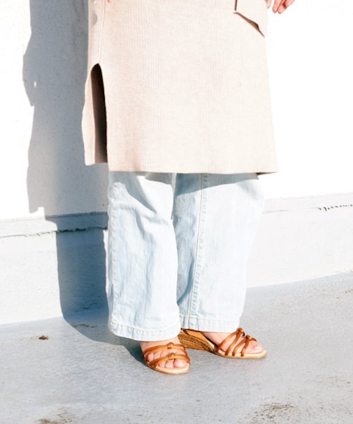 【gaimo/ガイモ】サテンノットサンダル[Esmeralda/エスメラルダ 靴]