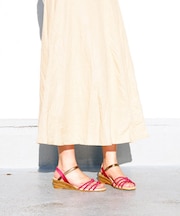 【gaimo/ガイモ】サテンノットサンダル[Esmeralda/エスメラルダ 靴]